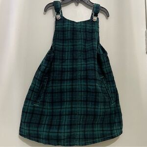 Plaid Jumper Dress